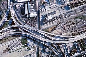 Macarthur Maze, early 1970s (21292861241).jpg