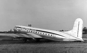 Avro Tudor 5 Lome Airways Stansted 1953.jpg