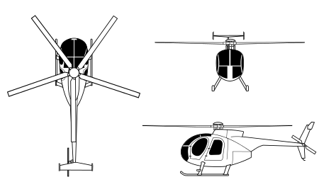MD 500C orthographical image.svg