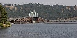 Bike trail using former railway trestle and swing bridge over Lake Coeur d'Alene.jpg