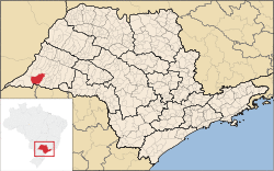 Location in São Paulo state