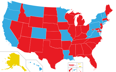 United States Governors map.svg