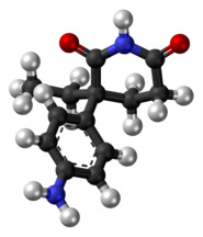Aminoglutethimide molecule ball.png