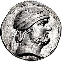 Coin of Phraates II (cropped), Seleucia mint.jpg