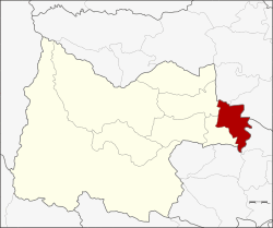 District location in Uthai Thani Province