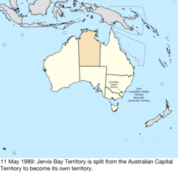 Map of Australia; for details, refer to adjacent text