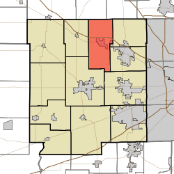 Location in Hendricks County