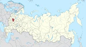 Map of Russia - Moscow Oblast.svg