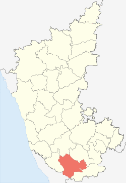 Location in Karnataka, India