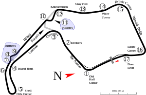 Oulton Park Circuit Map 2013.svg