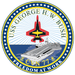 CVN-77 insignia.svg