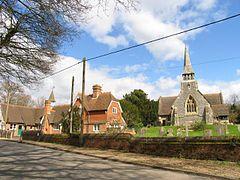 Upper Woolhampton, C of E Church and C of E School - geograph.org.uk - 2732.jpg