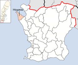 Höganäs Municipality in Scania County.png