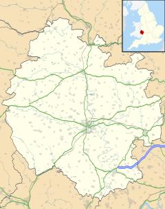 Weobley is located in Herefordshire
