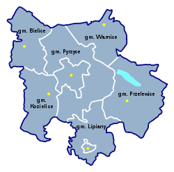 Division into gminas