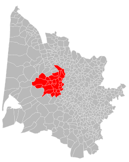 Location within the Gironde department