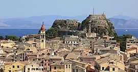Corfu, as seen from the New Fortress