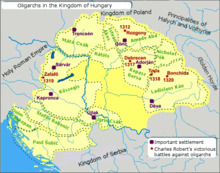 A dozen provinces depicted in a map