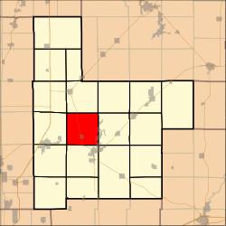 Map highlighting Butler Grove Township, Montgomery County, Illinois.svg