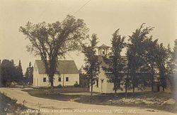 Town Hall and Schoolhouse c. 1915