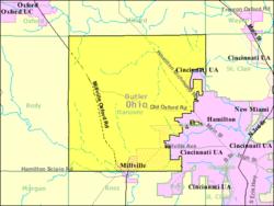 Detailed map of Hanover Township