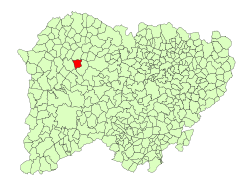 Location in Salamanca