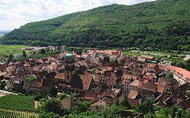 The town as seen from the castle
