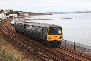 Dawlish - GWR 143603 Paignton service.JPG