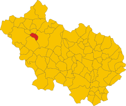 Fumone within the Province of Frosinone