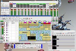 MusE 0.7 running under KDE on Linux
