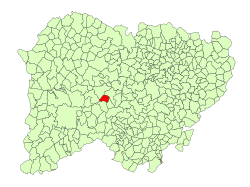Location in Salamanca
