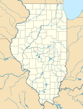 Map showing the location of Trail of Tears State Forest