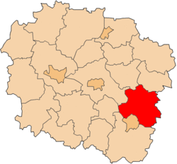 Location within the voivodeship