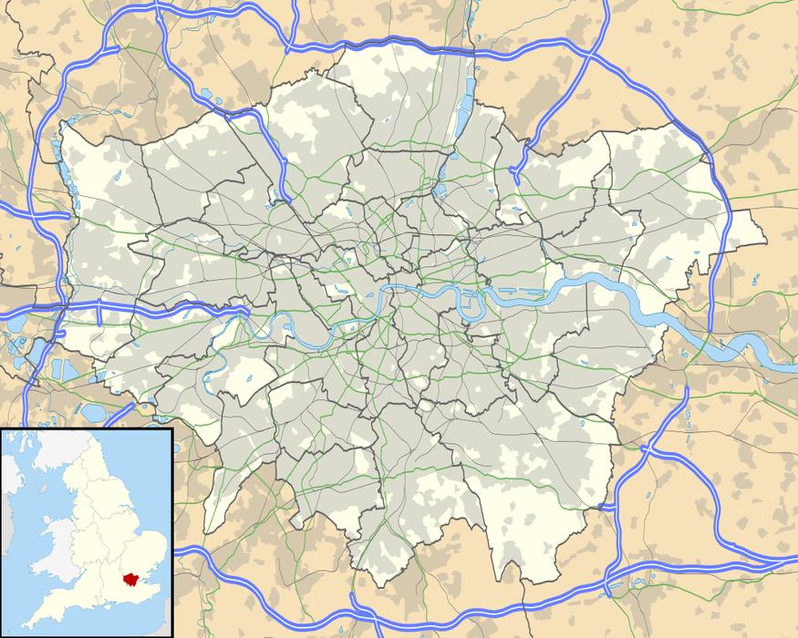 List of churches in London is located in Greater London