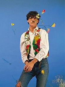 Charly García in a 1989 photograph by Alejandro Kuropatwa