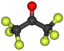 Hexafluoropropanone 3D structure
