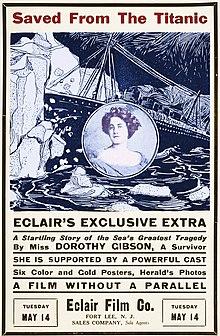 Saved from the Titanic advert 1912 simulated color.jpg