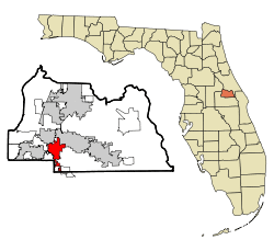 Location in Seminole County and the state of Florida