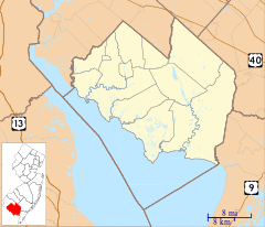 East Point Light is located in Cumberland County, New Jersey