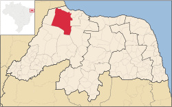 Location in the Rio Grande do Norte