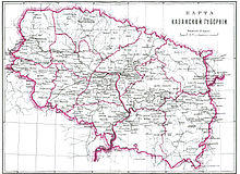 Kazan Governorate in the late 19th century