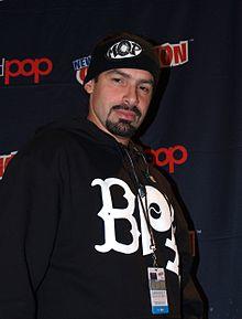 Q-Unique at a panel on hip hop and comics at the 2014 New York Comic Con
