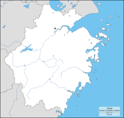 Yiwu is located in Zhejiang