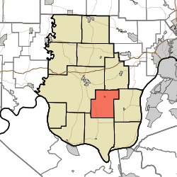 Map highlighting Webster Township, Harrison County, Indiana.svg