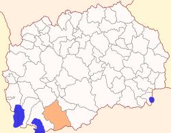 Location of Municipality of Bitola