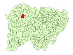 Location in Salamanca