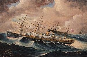 S.S. Republic, Bound West, 1886, by T. Howard (mariner).jpg