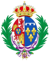 Coat of Arms of Mercedes of Orléans, Queen Consort of Spain.svg