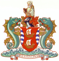 Coat of arms of Bangor, County Down.png