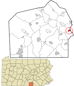 Location in Adams County and the U.S. state of Pennsylvania.